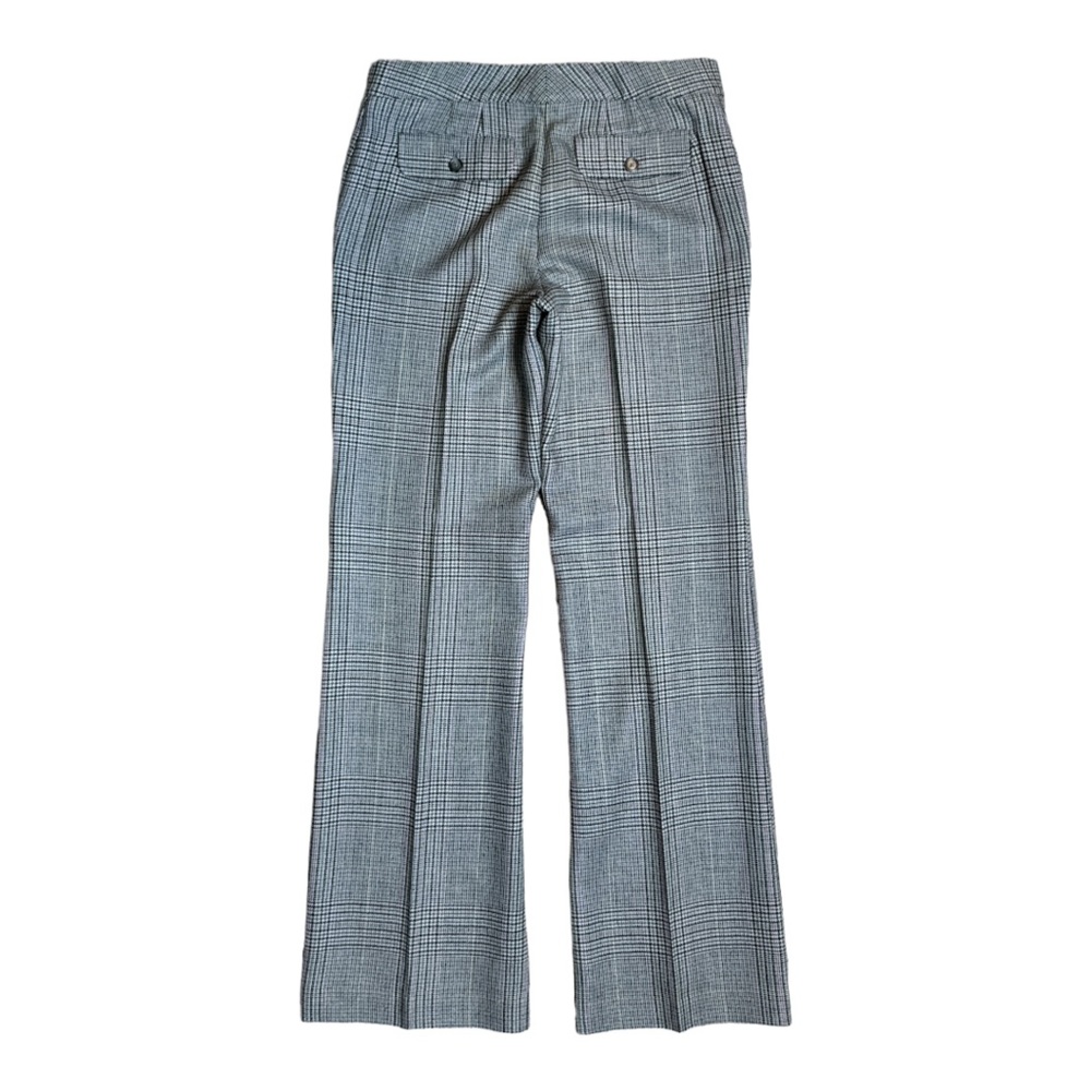 ANN TAYLOR WOOL BLEND HERRINGBONE FLAT FRONT LINED WIDE LEG TROUSER PANTS - Picture 6 of 11